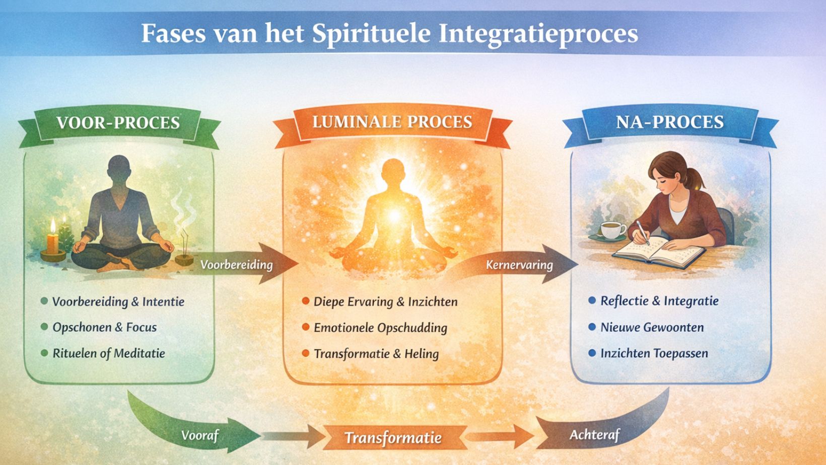 BWW Het Spirituele Integratieproces: van Voorbereiding naar Verankering